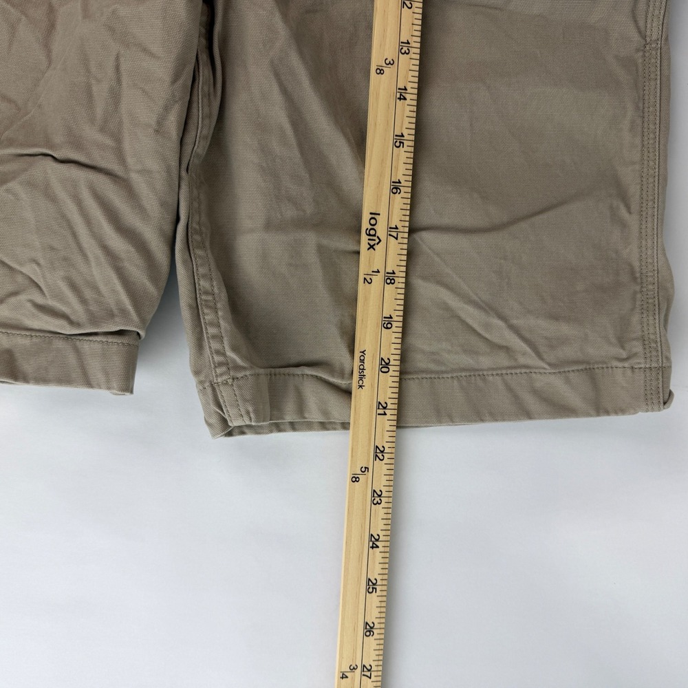 carhartt shorts 33 mens Tan Relaxed Fit - Picture 8 of 9